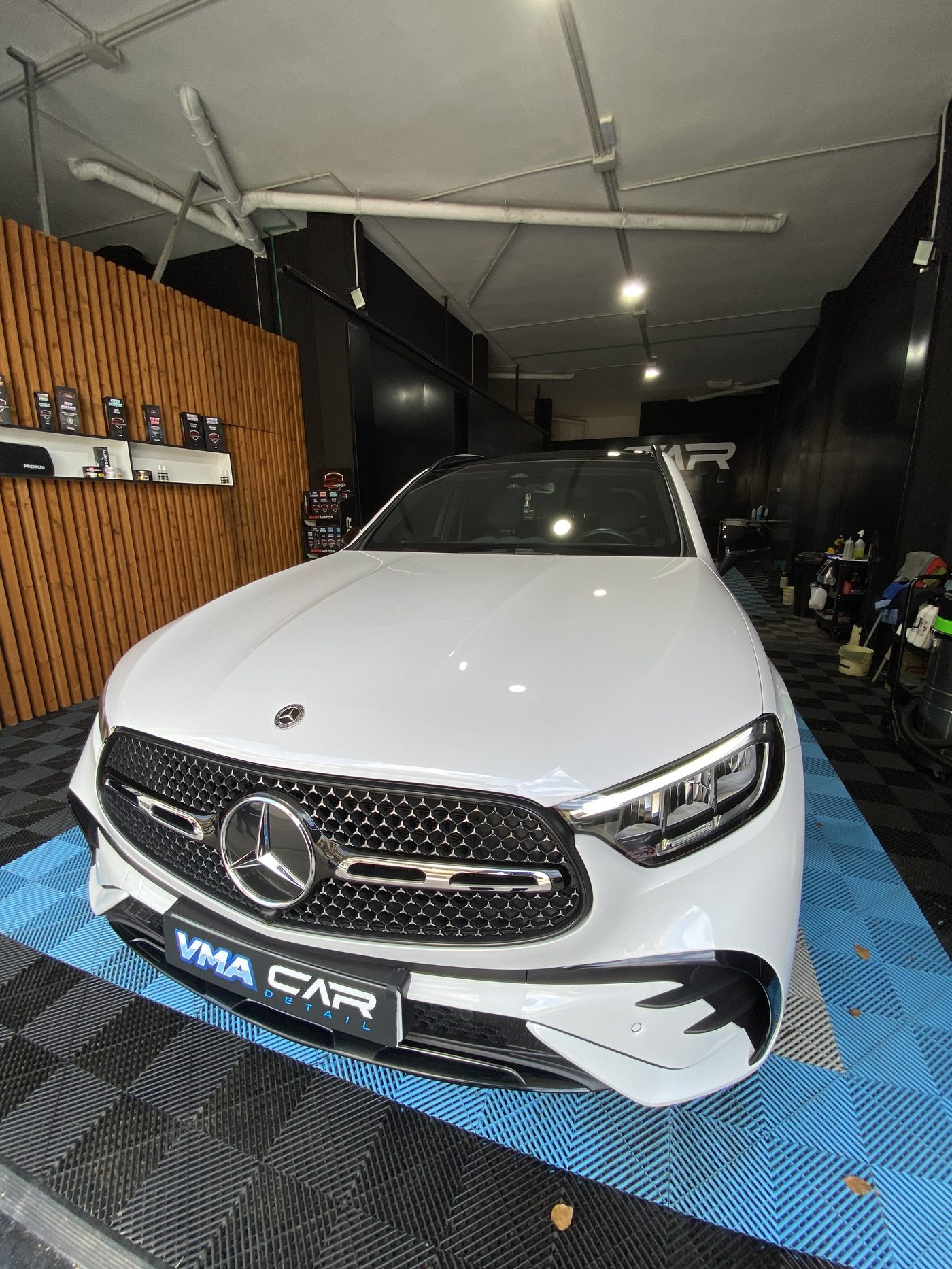 Mercedes GLC detallado en el taller VMA CAR Detail